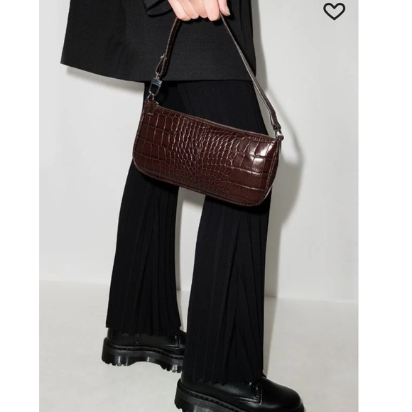 BY FAR Brown Crocodile Rachel bag - Picture 2 of 13